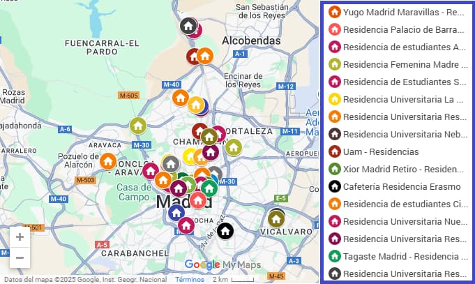residencias universitarias para estudiantes en Madrid
